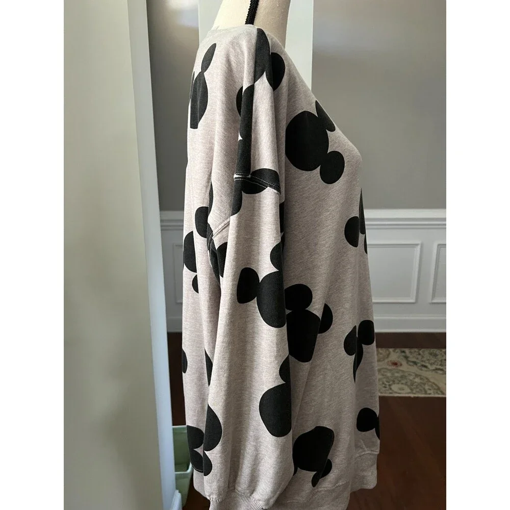 H&M Disney Mickie Sweatshirt Grey/Black Size M